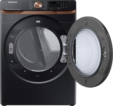 Samsung 7.5 cu. ft. Smart Electric Dryer with Steam Sanitize+ and Sensor Dry in Brushed Black